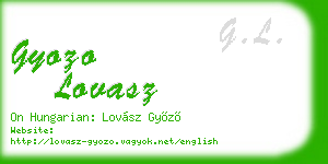 gyozo lovasz business card